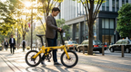 【Pluma 18インチ カーボン製折りたたみ電動アシスト自転車】—— 都市通勤のスマートな革命