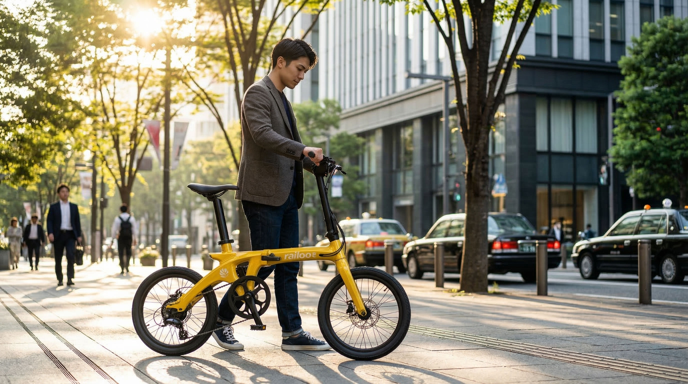Pluma 18インチ カーボン製折りたたみ電動アシスト自転車】—— 都市通勤